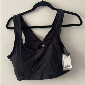 H&M Black Bathing Suit Top